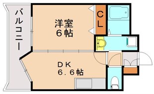 メルベーユ博多の物件間取画像